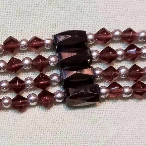 Fashion Jewelry Jewelry - ⚡FINAL SALE⚡ Magnetic Hematite & Crystal Beads Wrap Necklace/Bracelet/Anklet
